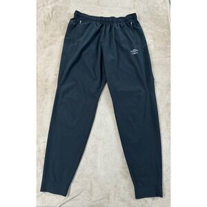 Umbro Training Joggers Pants Mens‎ Size Large Black Stretch EUC